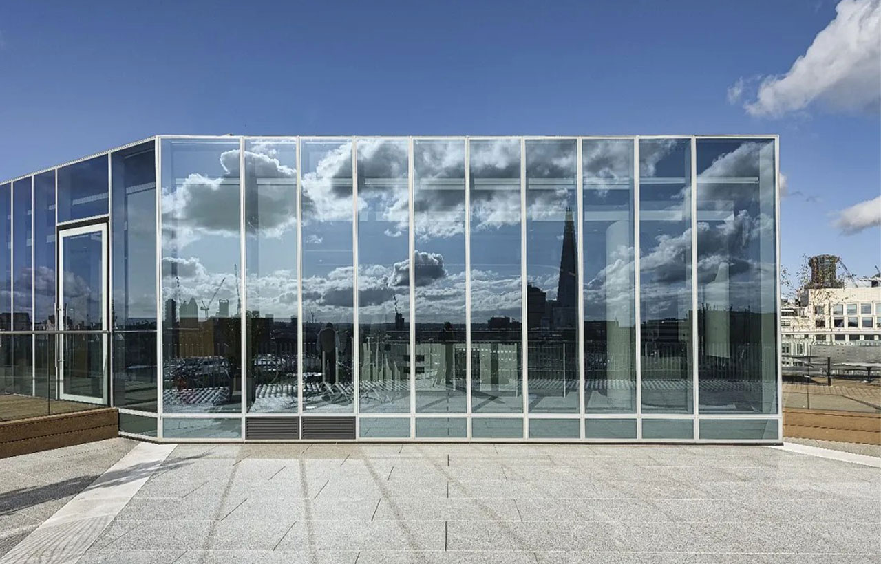 glass exterior 
