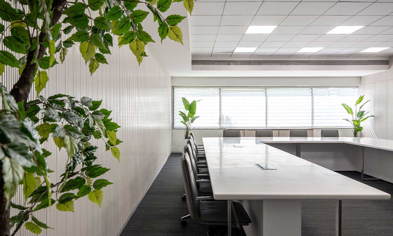 White Dune Office Boardroom Side View