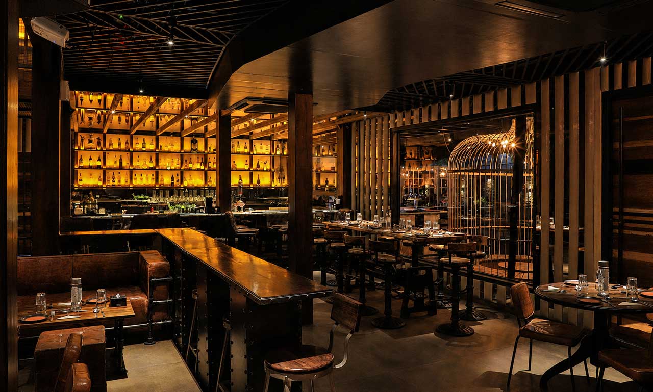 URBO Resto & Bar Pune – Bar and Dining Interior