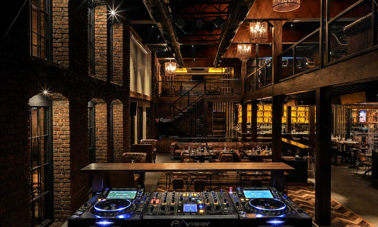 URBO Resto & Bar Pune – Interior and DJ Area