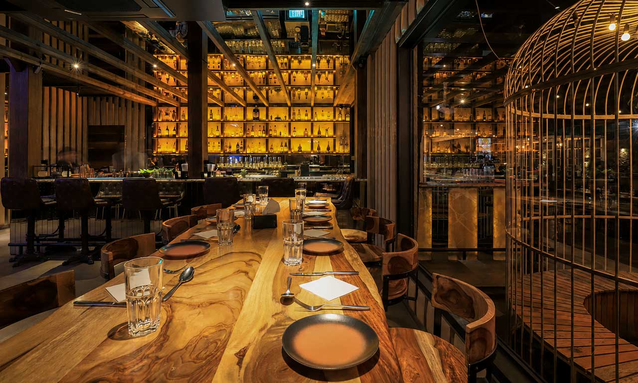 URBO Resto & Bar Pune – Dining and Bar Interior