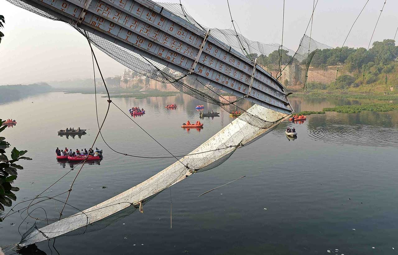 Morbi Suspension Bridge Collapse