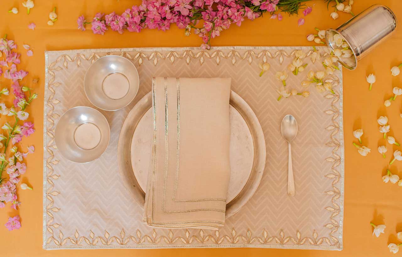 Rajputana collection of Table Linen by Neeti’s Linen Library - Building Material Reporter