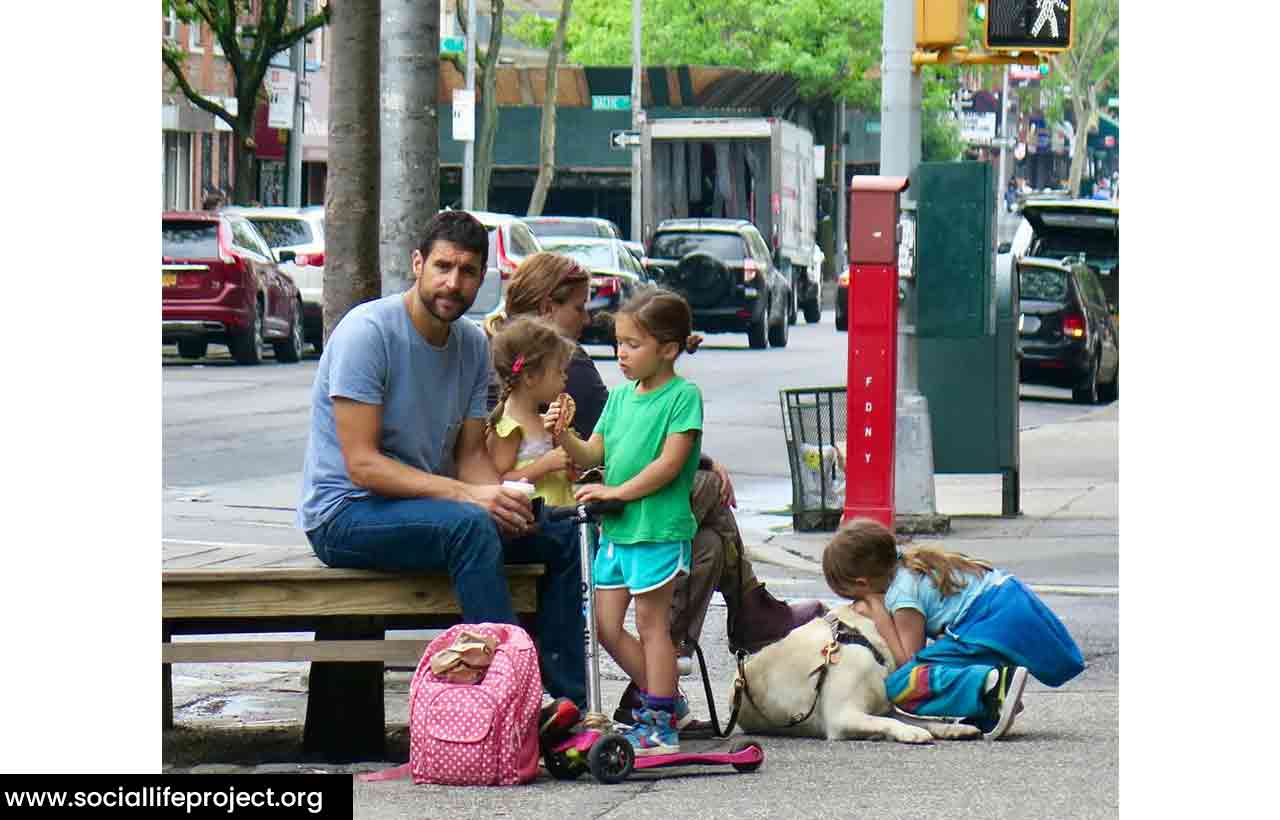 Benches at Street Corners