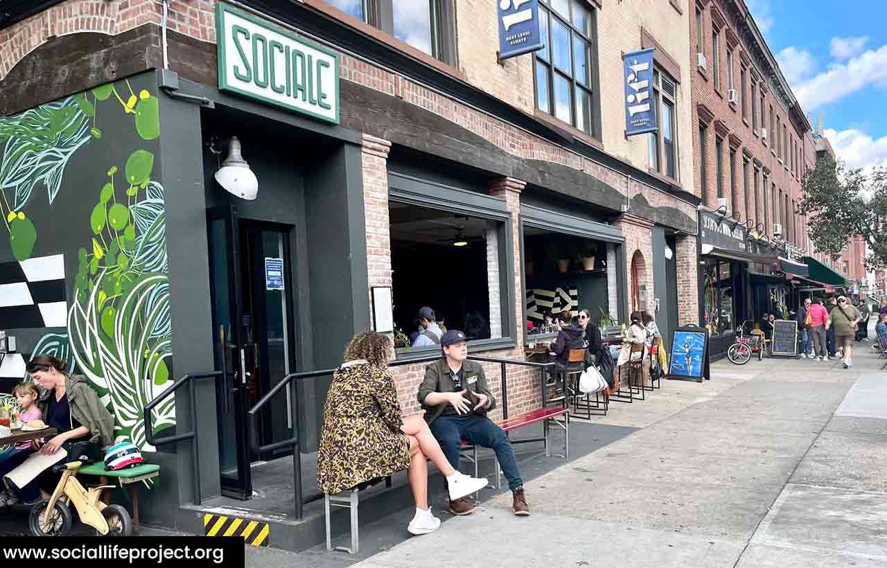 Benches at Street Corners