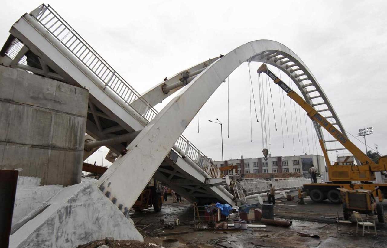 Delhi Commonwealth Games 2010 Bridge Collapse