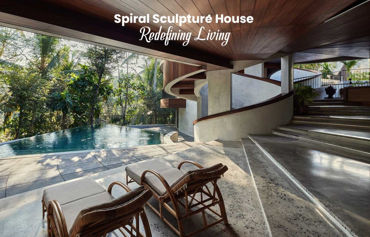 Spiral Sculpture House: Redefining Living
