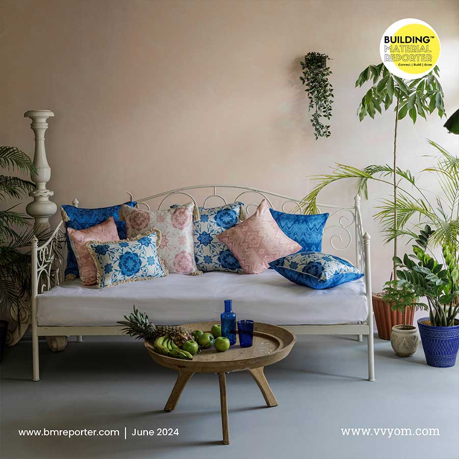vVyom By Shuchita Unveils Exquisite Satin Silk Cushion Cover Range