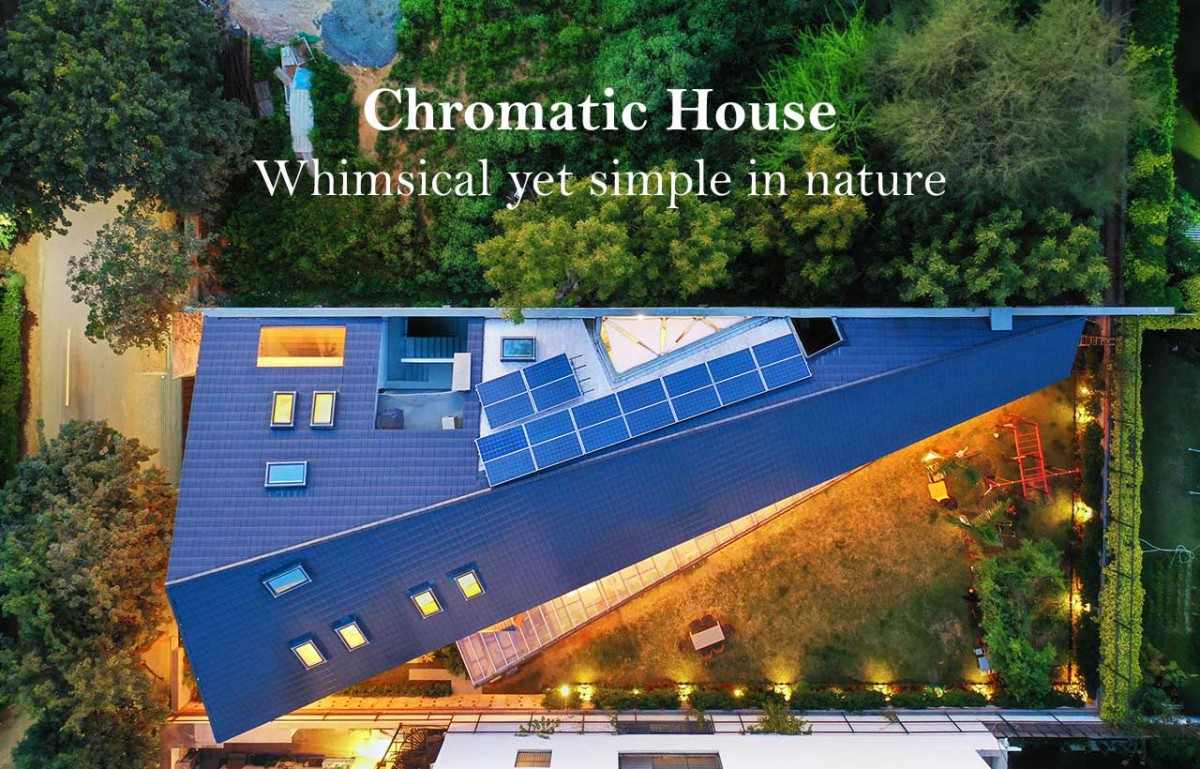 Chromatic House: Whimsical Yet Simple in Nature