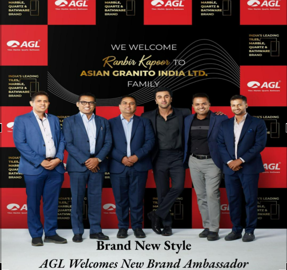 Asian Granito Welcomes Bollywood Star Ranbir Kapoor As Brand Ambassador