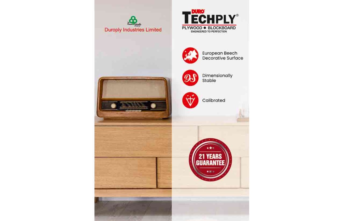 DUROPLY LAUNCHES INDIA’S FIRST READY-TO-USE PLYWOOD AND BOARD--TECHPLY