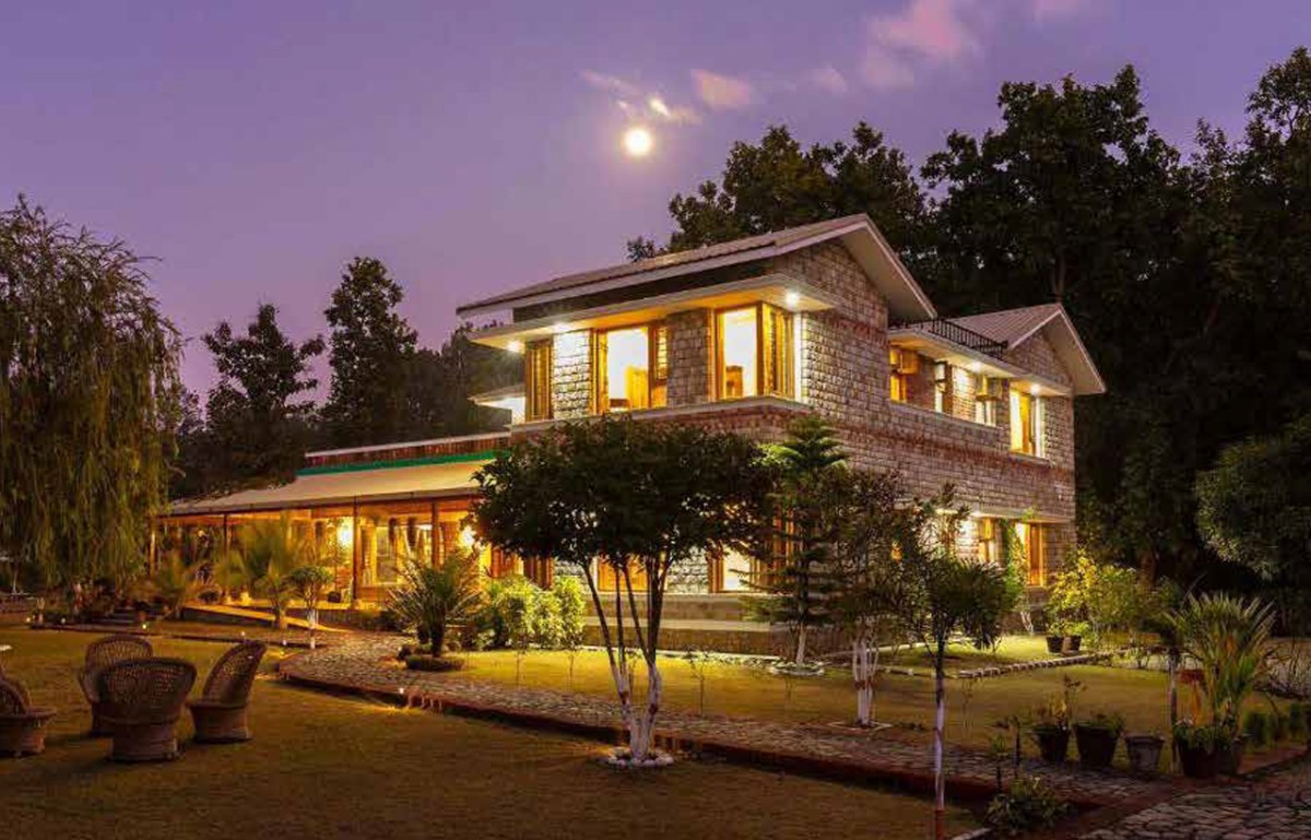 Inside The Orchard Bungalow: A Masonry Mountain Retreat in Dehradun
