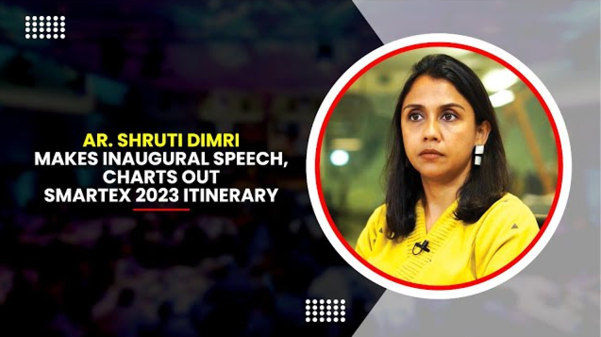 Ar. Shruti Dimri Makes Inaugural Speech, Charts Out SmartEx 2023 Itinerary