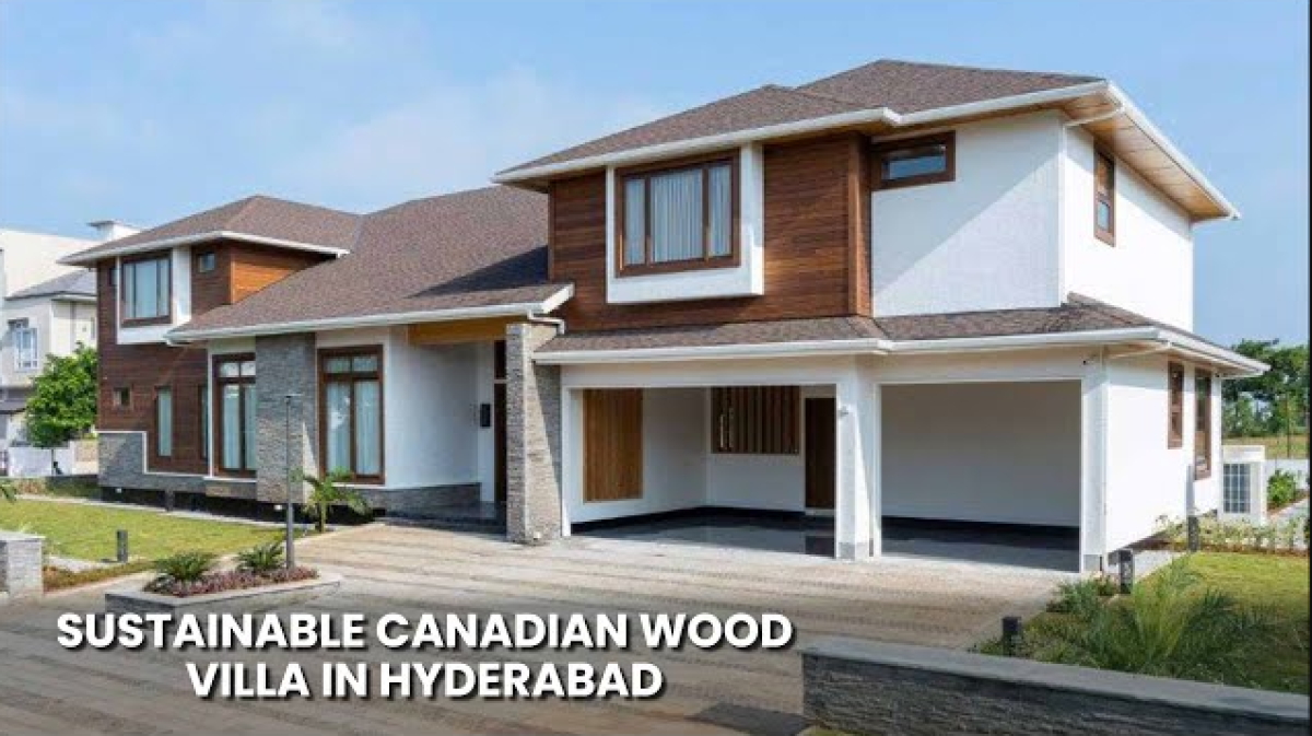 Canadian Wood & MAK Projects Come Together | Sustainable Canadian Wood Villa | Hyderabad