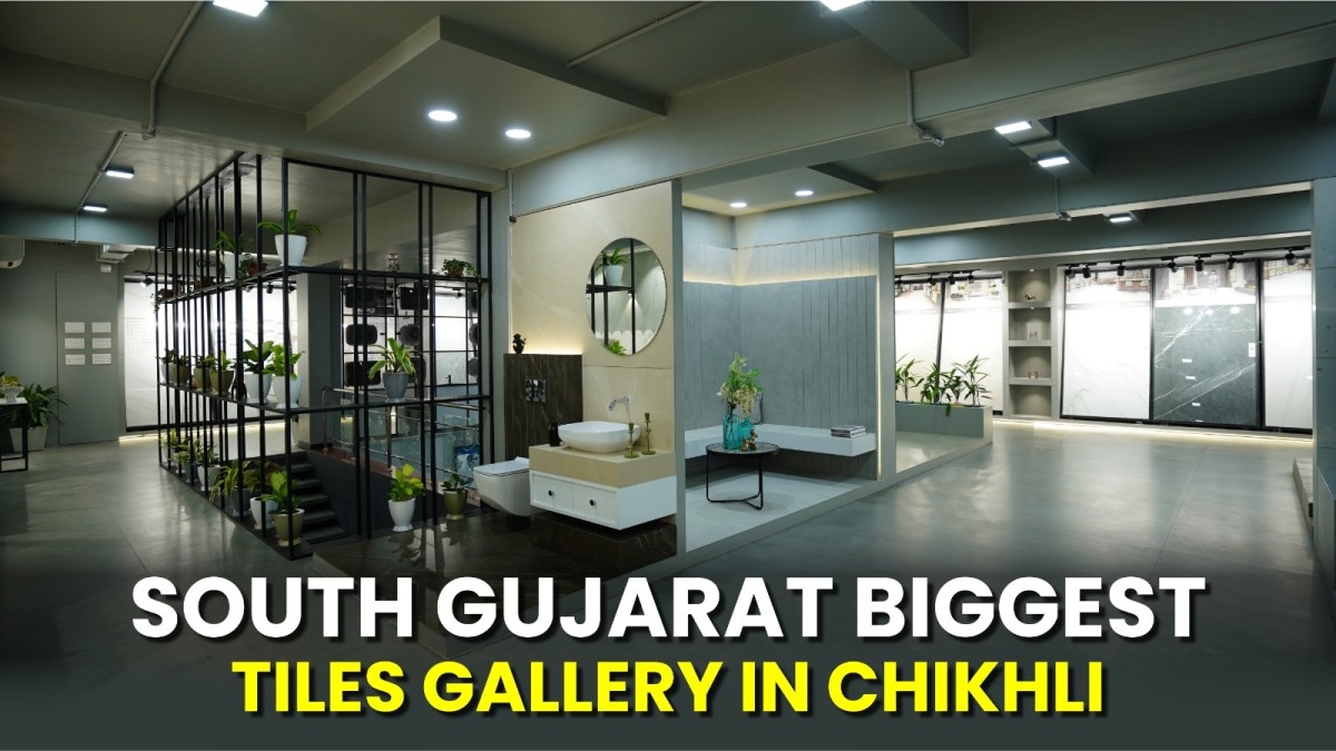 Simpolo Ceramics Launched South Gujarat Biggest Tiles Gallery in Chikhli Navsari | Pruthvi Enterprise