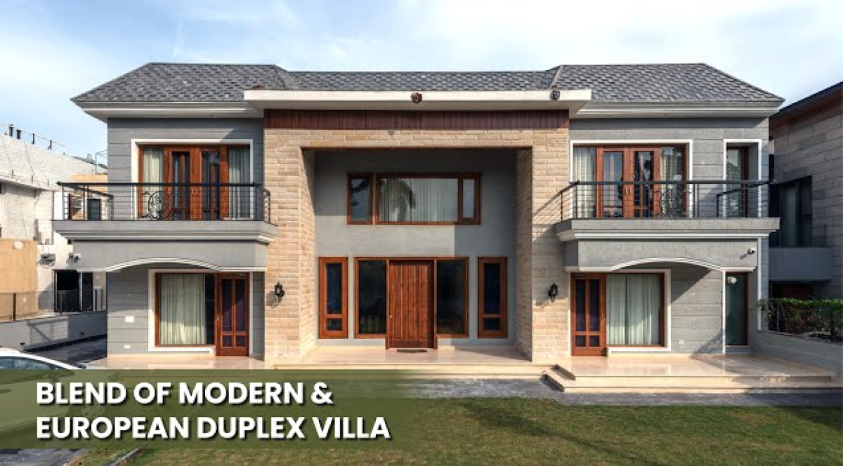 Modern, European & Energy Efficient Duplex Villa | Ar. Adesh Joshi